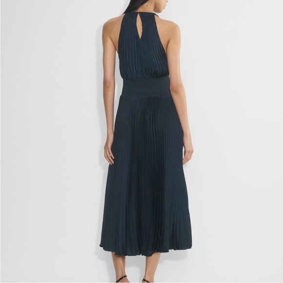 BABATON Aritzia Intellect Satin pleated midi dress - Picture 2 of 7